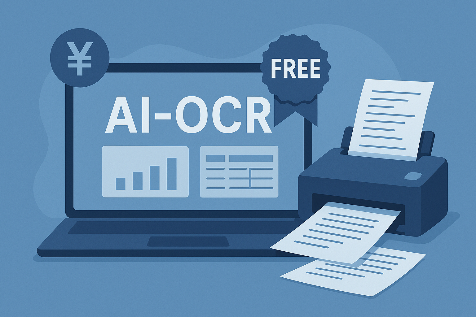 無料のAI-OCRツールのイメージ