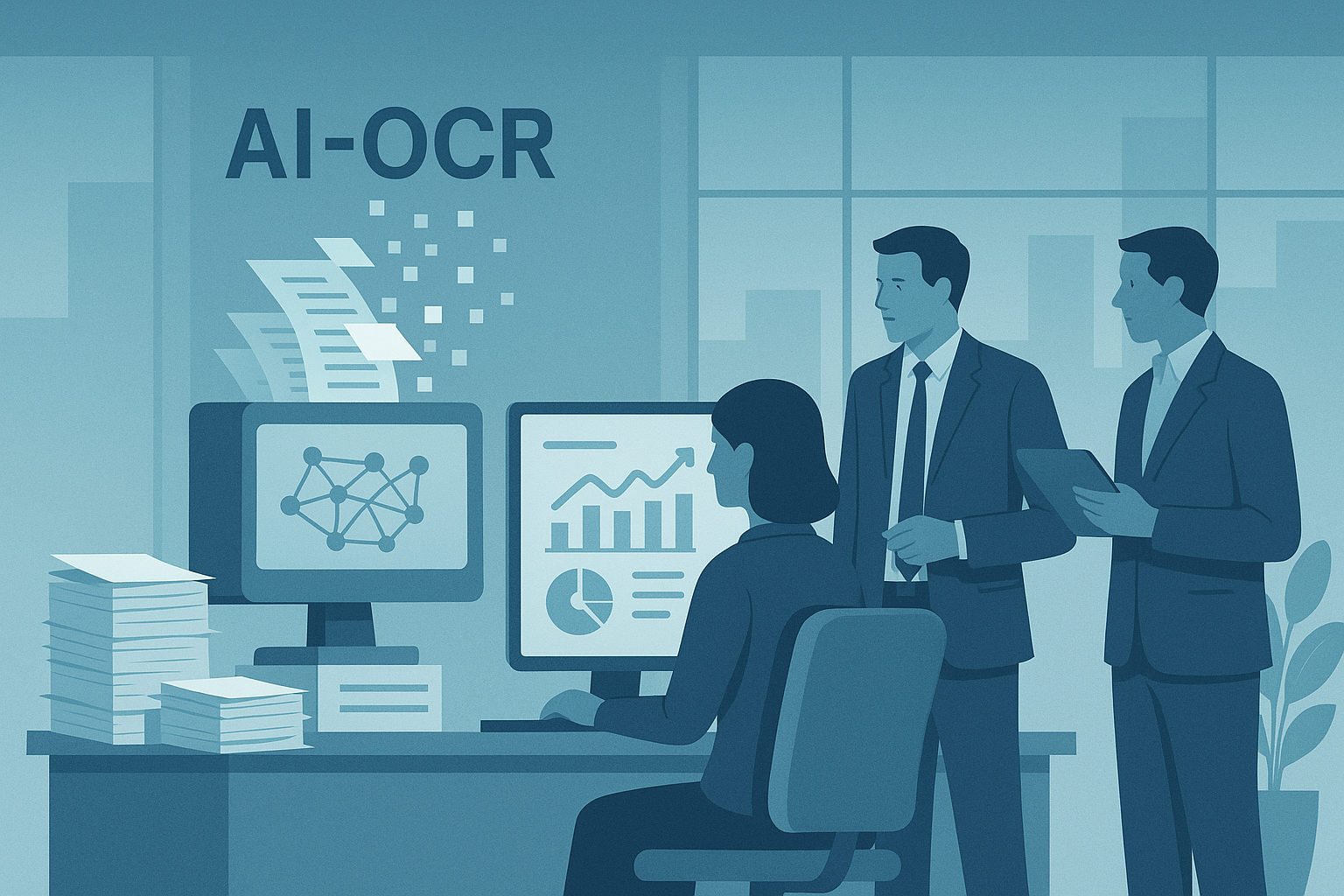 AI=OCR導入のメリットのイメージ
