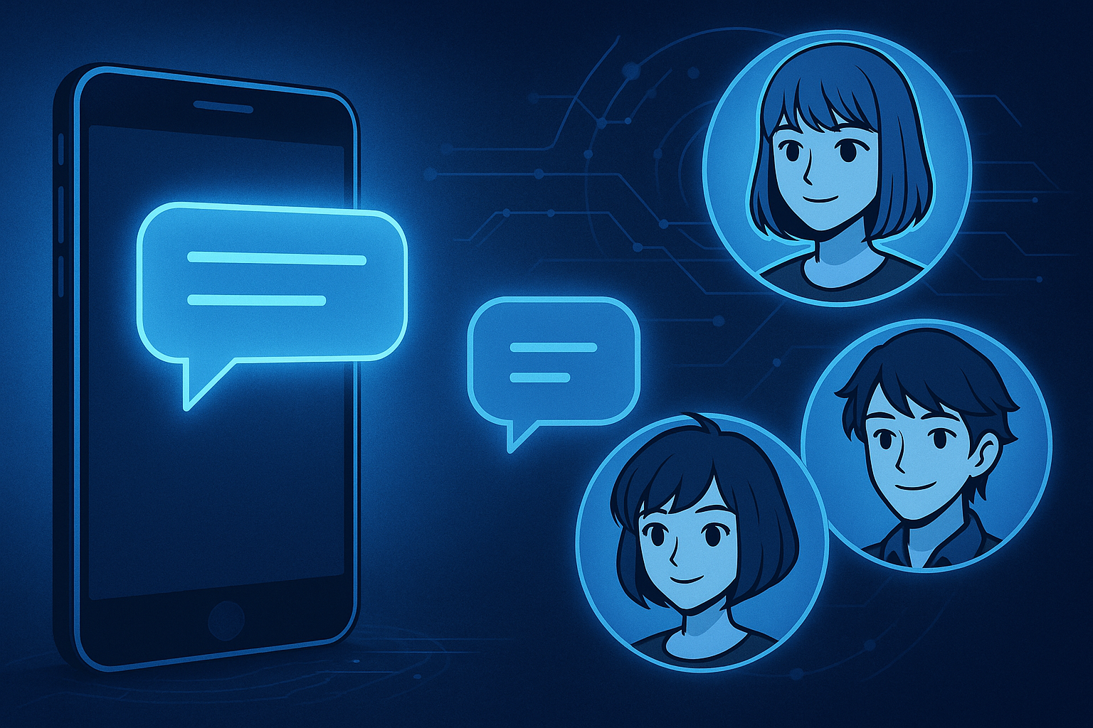 キャラクターとの会話を楽しむアプリ3選