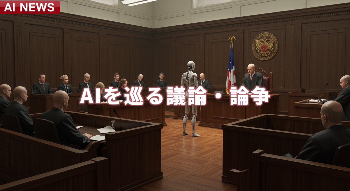 AIを巡る論争イメージ