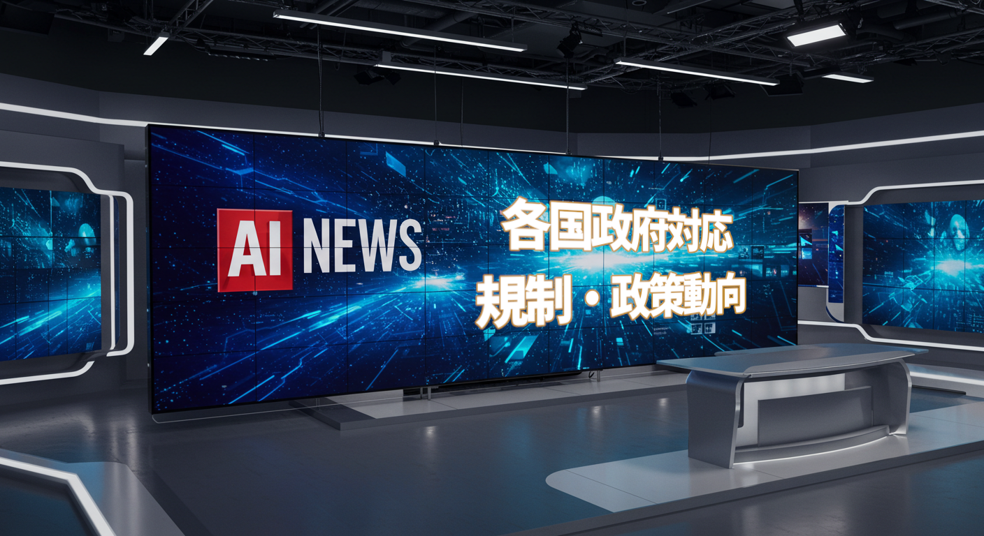 各国政府対応状況の規制・政策動向イメージ