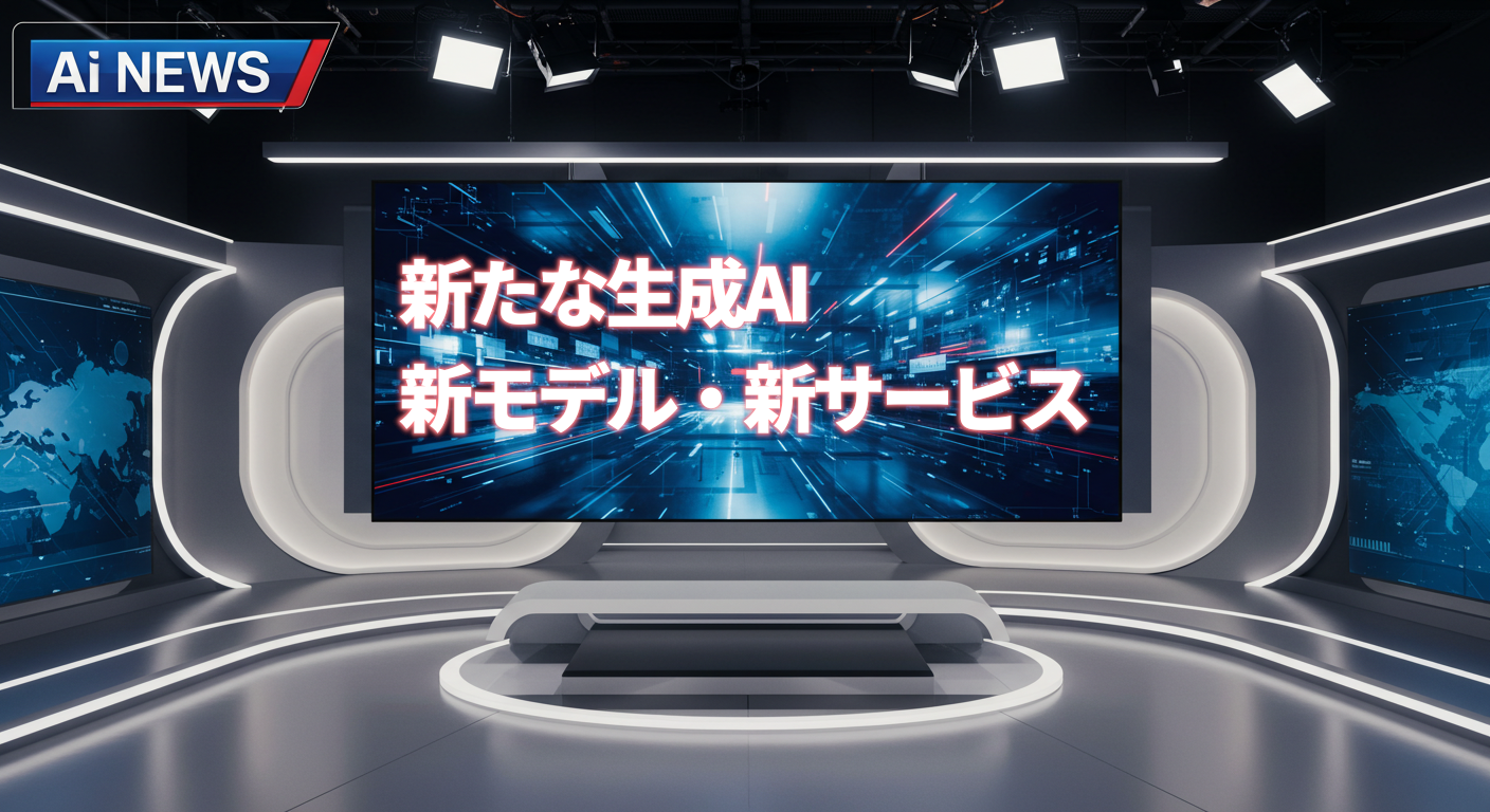 新たな生成AIモデル・サービスニュースイメージ