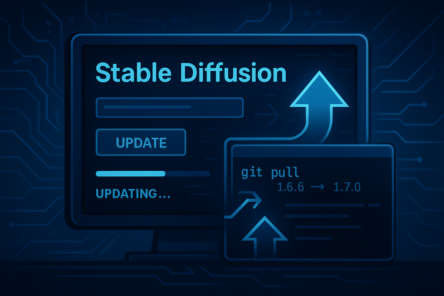 Stable Diffusion WebUIをアップデートする方法