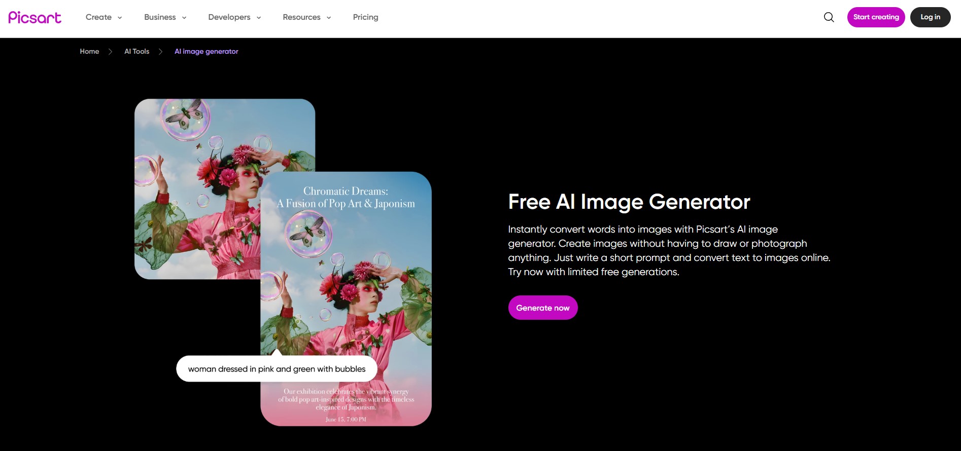 Picsart AI Image Generator
