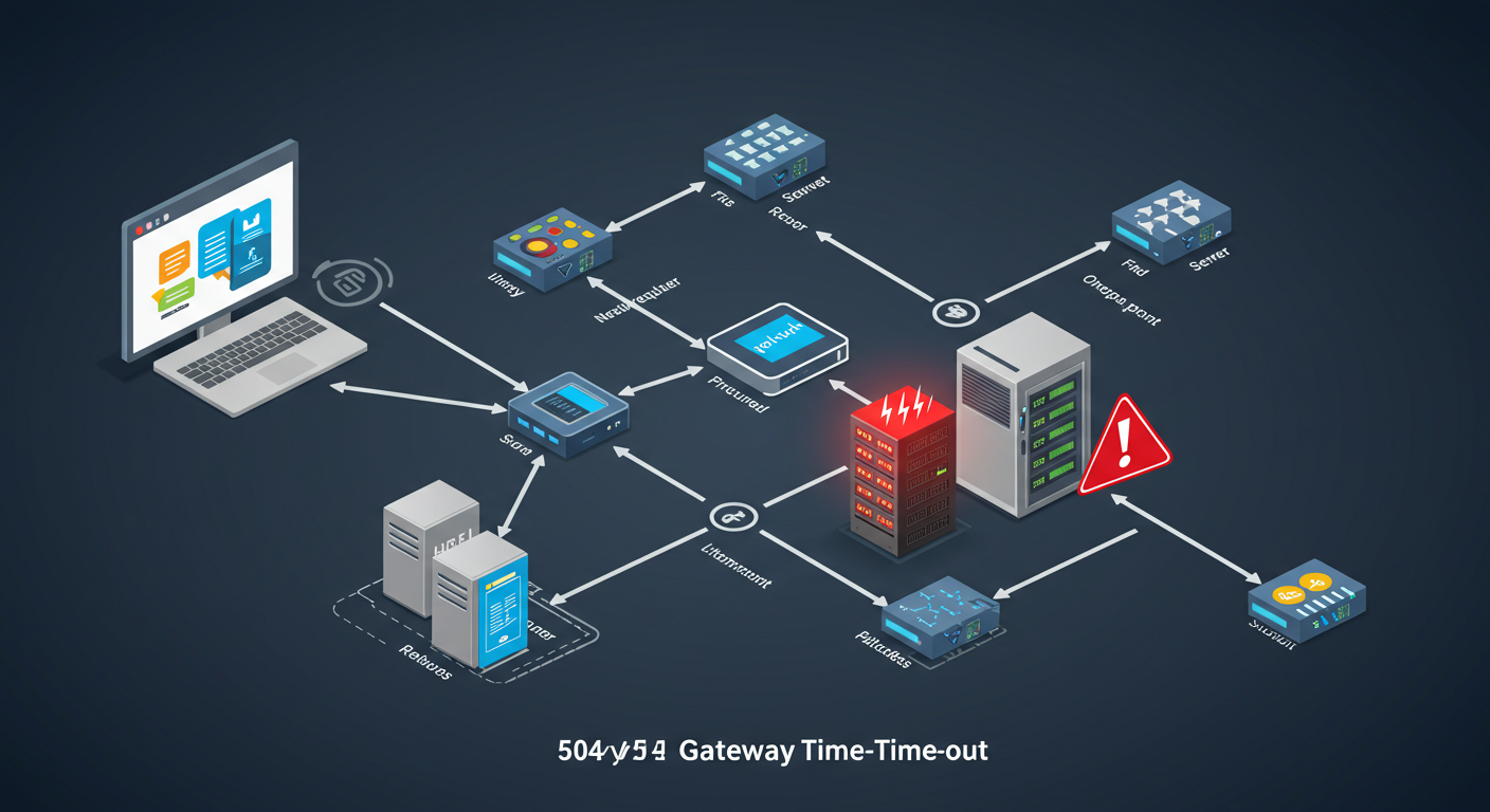 504 Gateway Time-outが発生する原因5選