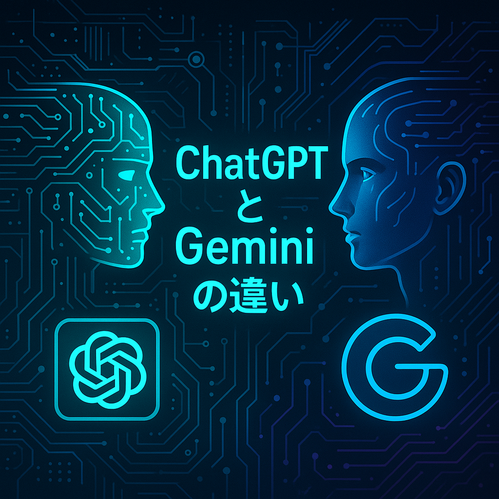 【徹底比較】ChatGPTとGeminiの違いとは?料金・精度・活用法まで詳しく解説!【2025年最新版】